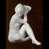 Mädchen, sitzend, Bing & Gröndahl Figur Nr. 2280