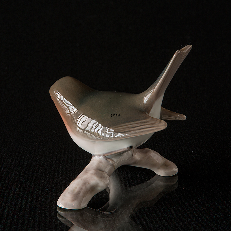 Rødkælk på gren, Bing & Grøndahl fuglefigur nr. 2311