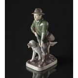 Jæger med hund, Bing & Grøndahl figur nr. 2328