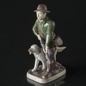 Jæger med hund, Bing & Grøndahl figur nr. 2328 | Nr. B2328 | DPH Trading