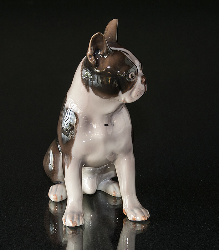 Boston Terrier, Bing & Grøndahl figur af hund nr. 2330