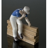 Tømrer, Bing & Grøndahl håndværkerfigur nr. 2339