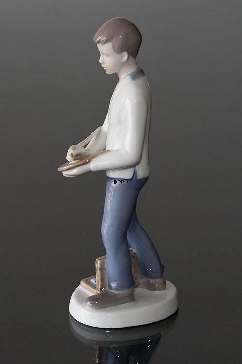 Den lille maler, Kunstmaler, Bing & Grøndahl figur nr. 2350