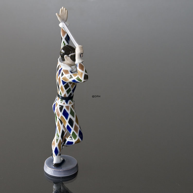 Harlekin, Bing & Grøndahl figur nr. 487 eller 2354