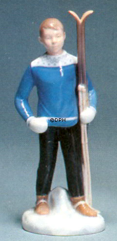 Skiløber, Bing & Grøndahl figur nr. 2358