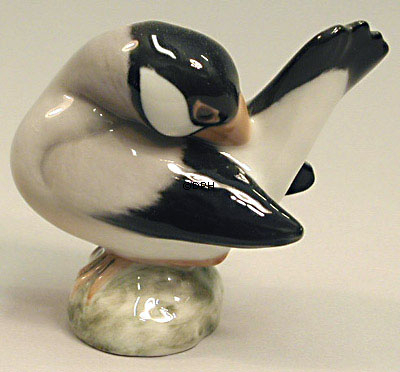 Sovende Risfugl, Bing & Grøndahl fuglefigur nr. 2361