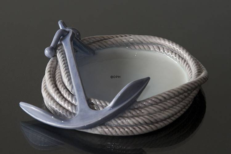 Skål med tov og anker fra Bing & grøndahl nr. 2377