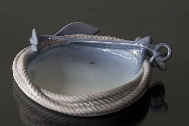 Skål med tov og anker fra Bing & grøndahl nr. 2377