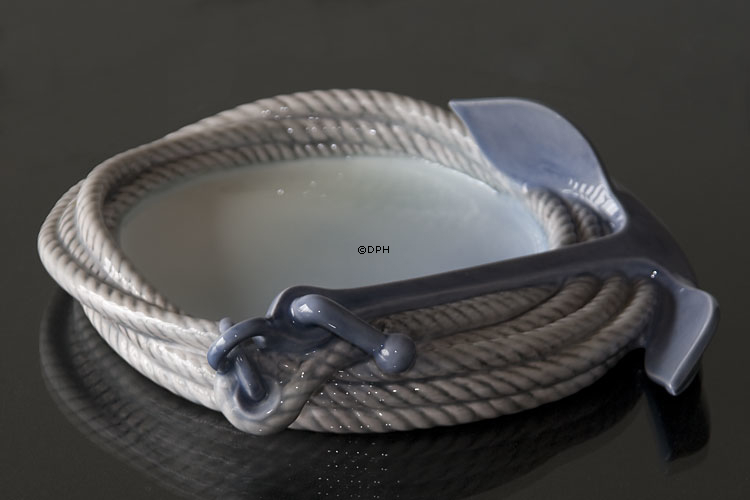 Skål med tov og anker fra Bing & grøndahl nr. 2377