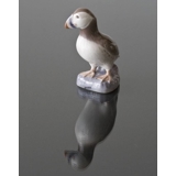 Puffin with brightly colored beak, Bing & Grondahl bird figurine no. 2384