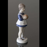 Girl with Ball, Shall we play?, Bing & Grondahl figurine No. 2391