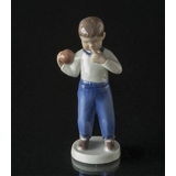 What Now, boy worrying, Bing & Grondahl figurine No. 2403