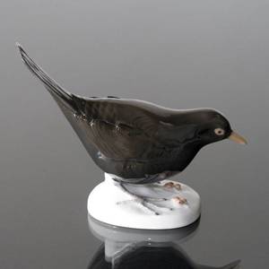 Solsort, Bing & Grøndahl figur af fugl nr. 2405 | Nr. B2405 | DPH Trading