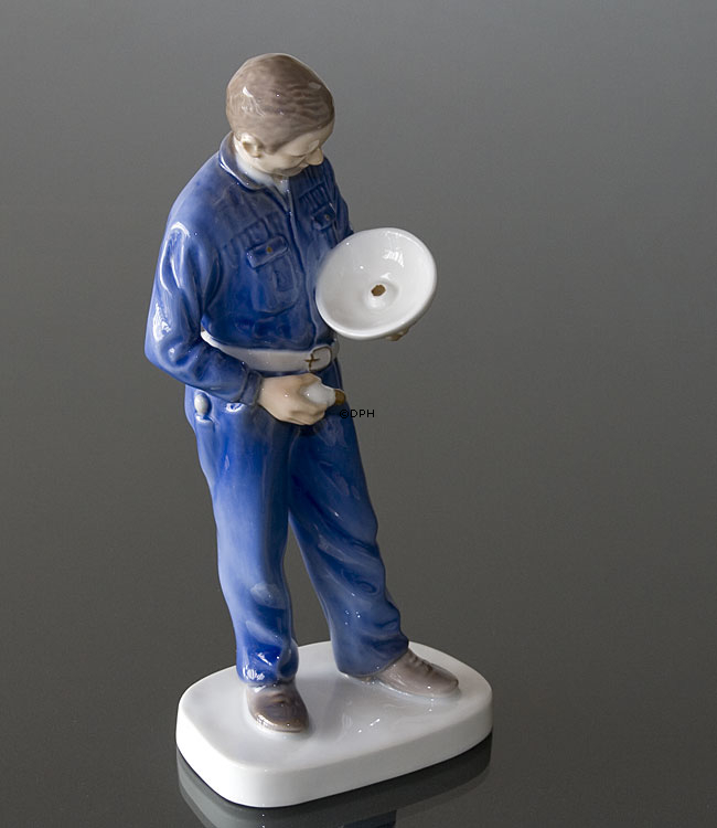Elektriker, Bing & Grøndahl figur af håndværker nr. 2428