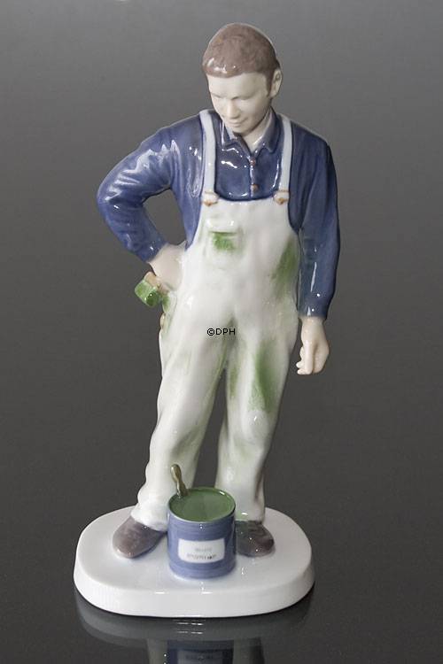 MALER, Bing & Grøndahl figur af håndværker nr. 2431