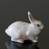 White rabbit sitting, Bing & Grondahl figurine No. 2442