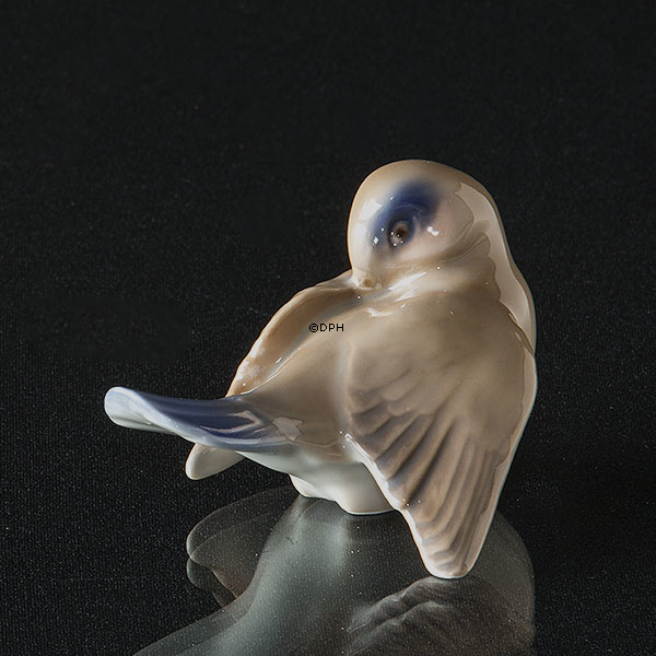 Sovende fugl, Bing & Grøndahl fugle figur nr. 2461