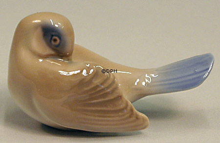 Sovende fugl, Bing & Grøndahl fugle figur nr. 2461