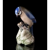 Bluetit, Bing & Grondahl bird figurine no. 2463