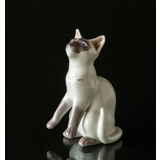 Hvid Siameser kat, Bing & Grøndahl figur af kat nr. 2464
