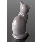 Graue Katze, Bing & Gröndahl Katze Figur Nr. 2465