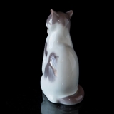 Spotted cat, Bing & Grondahl cat figurine no. 2466