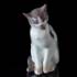Plettet kat, Bing & Grøndahl kattefigur | Nr. B2466 | DPH Trading