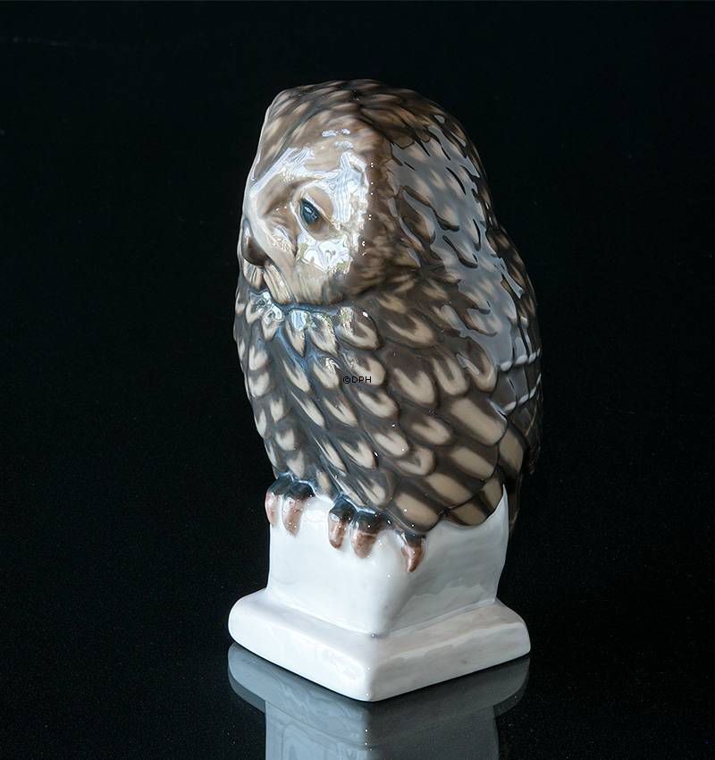 Lille Ugle, Bing & Grøndahl fugle figur nr. 2469