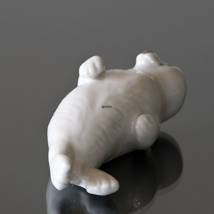 Sæl, Liggende på ryg, Bing & Grøndahl figur nr. 542 eller 2471