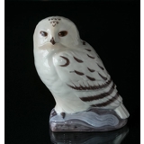 White snowy owl, Bing & Grondahl bird figurine no. 2475