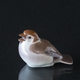 Oppustet spurv, Bing & Grøndahl figur af fugl nr. 2492