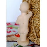 Svend Lindhart Ikke se, Bing & Grøndahl terrakottafigur af barn nr. 2497