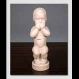 Speak no evil, Bing & Grondahl stoneware figurine No. 2498