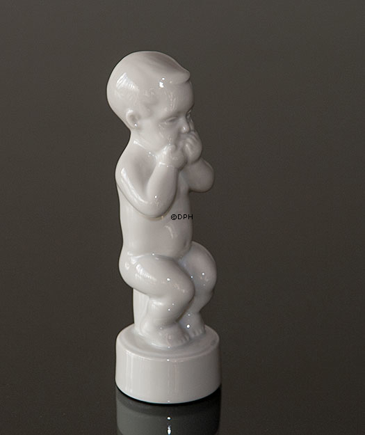 Ikke tale, hvid Bing & Grøndahl børnefigur nr. 498 eller 2498