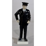 Policeman in uniform keeping the peace, Bing & Grondahl figurine no. 2502