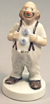Klovn med hænderne på selerne, Bing & Grøndahl figur nr. 511 eller 2511