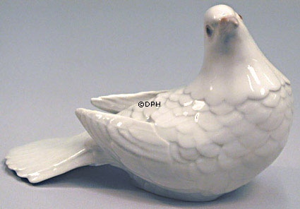 Due med halen ned, Bing & Grøndahl fuglefigur nr. 540 eller 2540
