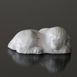 Lamb sleeping innocently, Bing & Grondahl figurine no. 558 or 2558