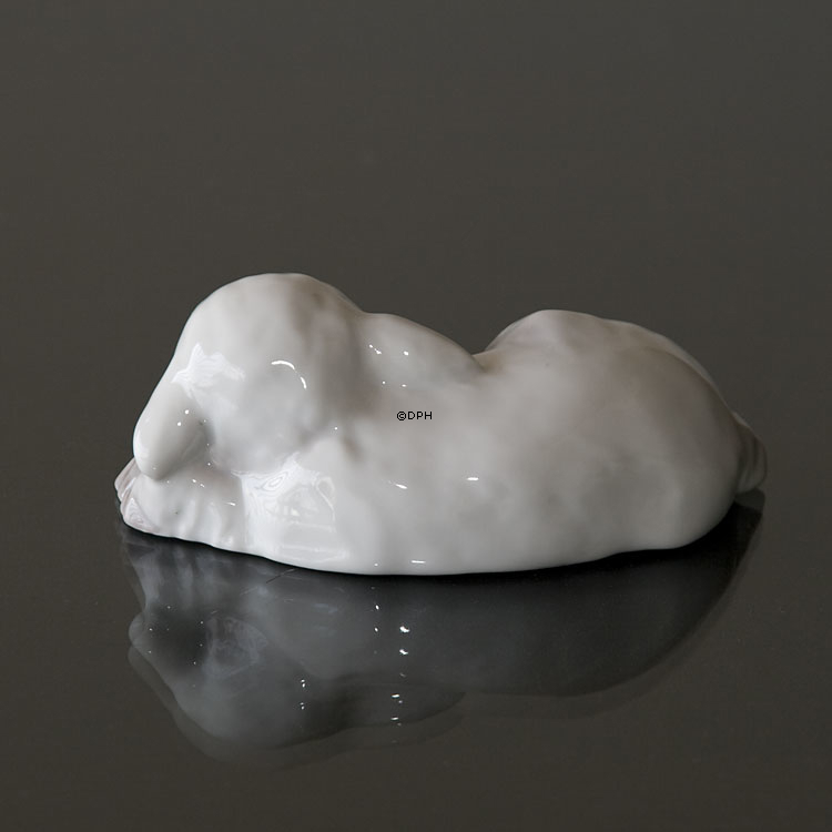 Liggende lam, Bing & Grøndahl figur nr. 558 eller 2558