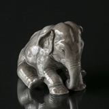 Sitting elephant, Bing & Grondahl figurine no. 2573