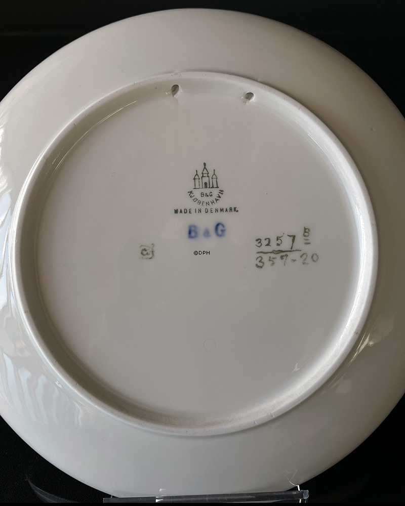 Platte med Japansk Lygte (Physalis alkekengi) Blomst, Bing & Grøndahl (Unica)