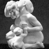 Kvinde og børn med vindruer, Bing & Grøndahl figur