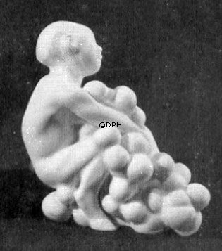 Faun med vindruer, Bing & Grøndahl figur nr. 4027
