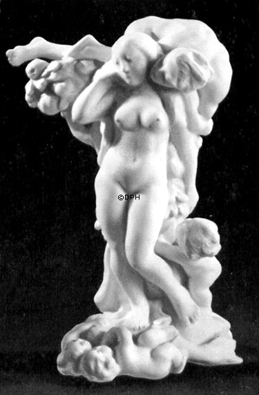 Kvinde, mand, børn, Bing & Grøndahl figur nr. 4028