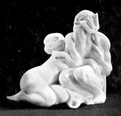 Neptun og kvinde, Bing & Grøndahl figur nr. 4030