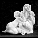 Neptun and woman, Bing & Grondahl figurine no. 4030