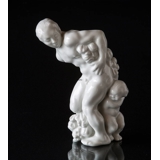 Man and child with excess of frui(Kain)t, Bing & Grondahl figurine no. 4032