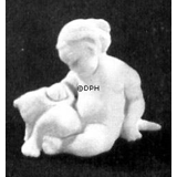 Boy with fish, Bing & Grondahl figurine no. 37 or 4037