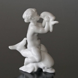 The Sea, Girl Kissing Dolphin, Bing & Grondahl figurine no. 61 or 4061