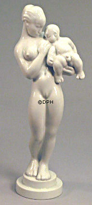 Suttende unge, Kvinde med barn, Bing & Grøndahl figur nr. 111 eller 4111